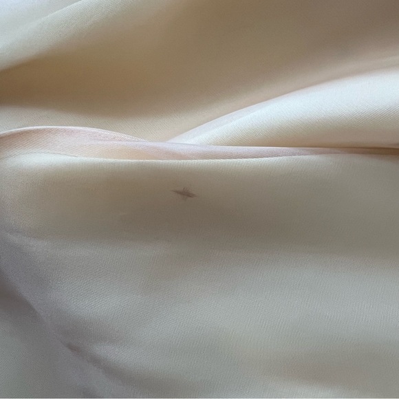 Vintage Ruffle Halter Dress Orange and Yellow Size Small - Picture 10 of 12